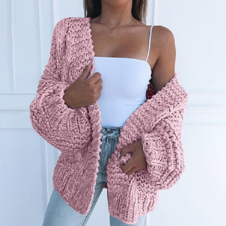 Slouchy Casual Women's Long Sleeve Loose Sweaters