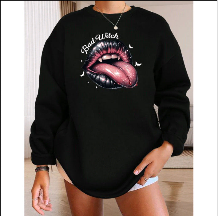 Female Pullover Round Neck Long Sleeves Sweaters