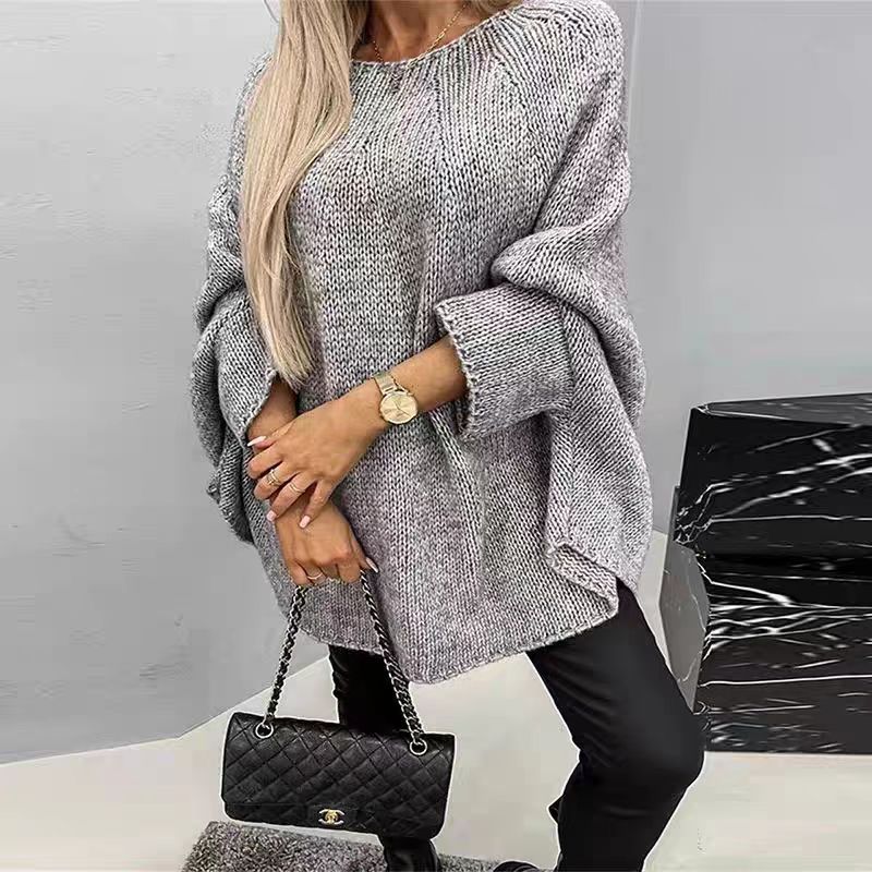 Women's Cape Poncho Fashionable Knitted Shawl Sweaters