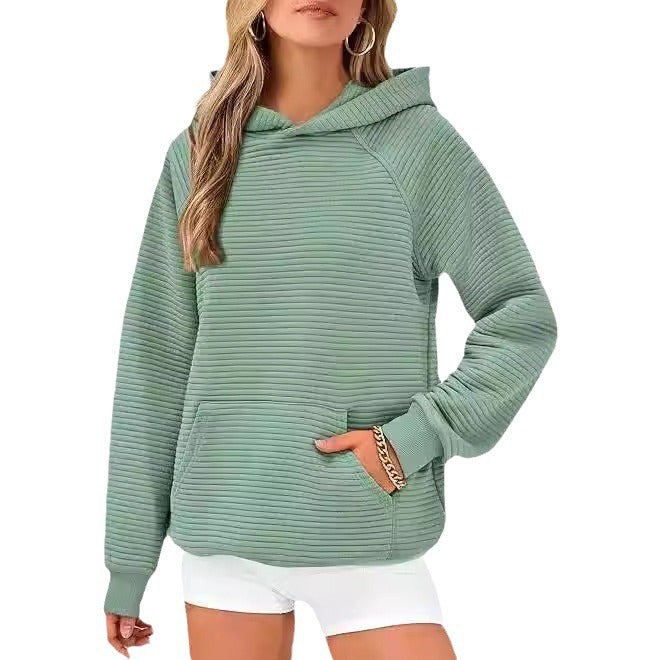 Women's Casual Hooded Fashion Sweatshirt Long Sleeve Sweaters