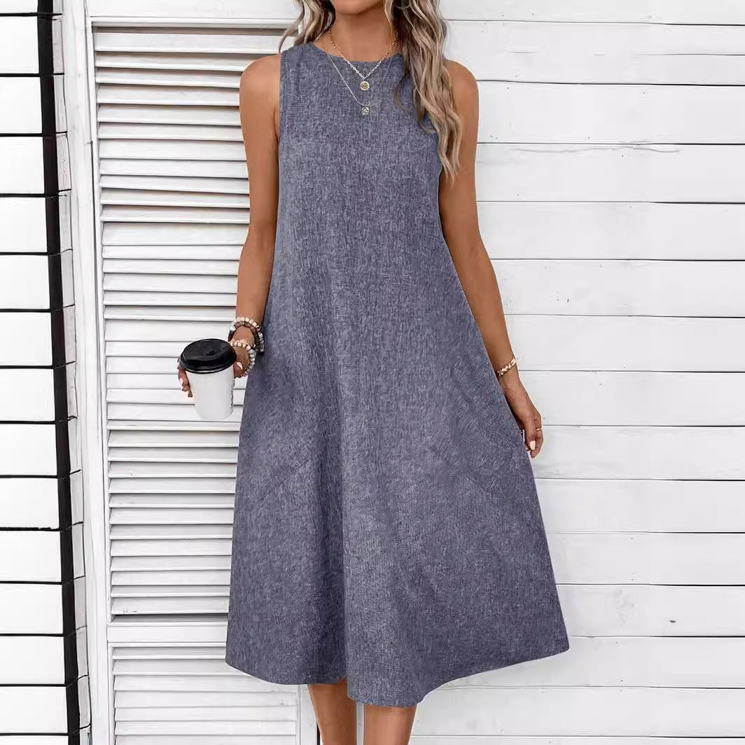 Women's Fashion Loose Comfortable Knitted Dress Dresses