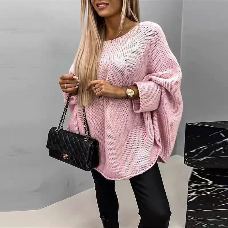 Women's Cape Poncho Fashionable Knitted Shawl Sweaters