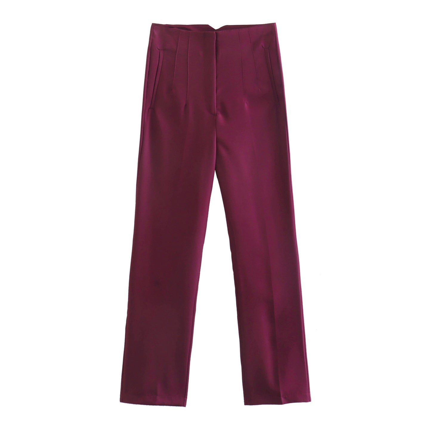 Pantalon décontracté slim taille haute pour femme à long terme pour le printemps