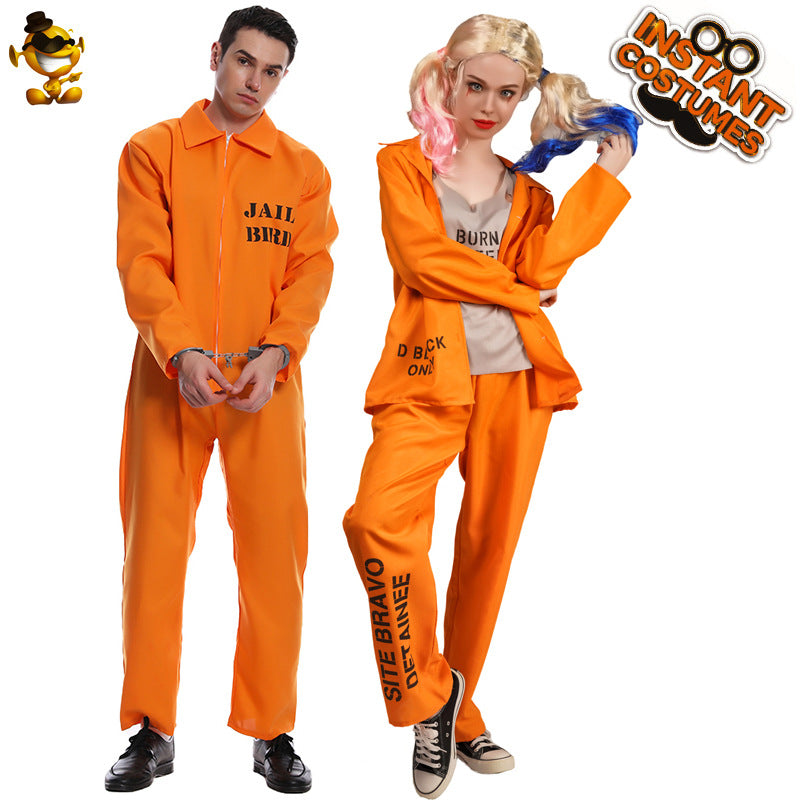 Costumes orange pour femmes, hommes et couples pour Halloween