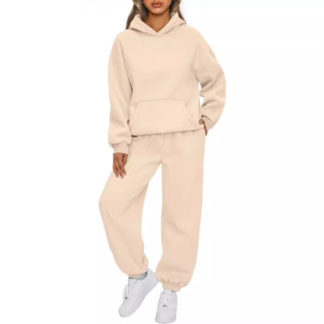 Women's Classic Casual Hoodie Sportswear Long Suits