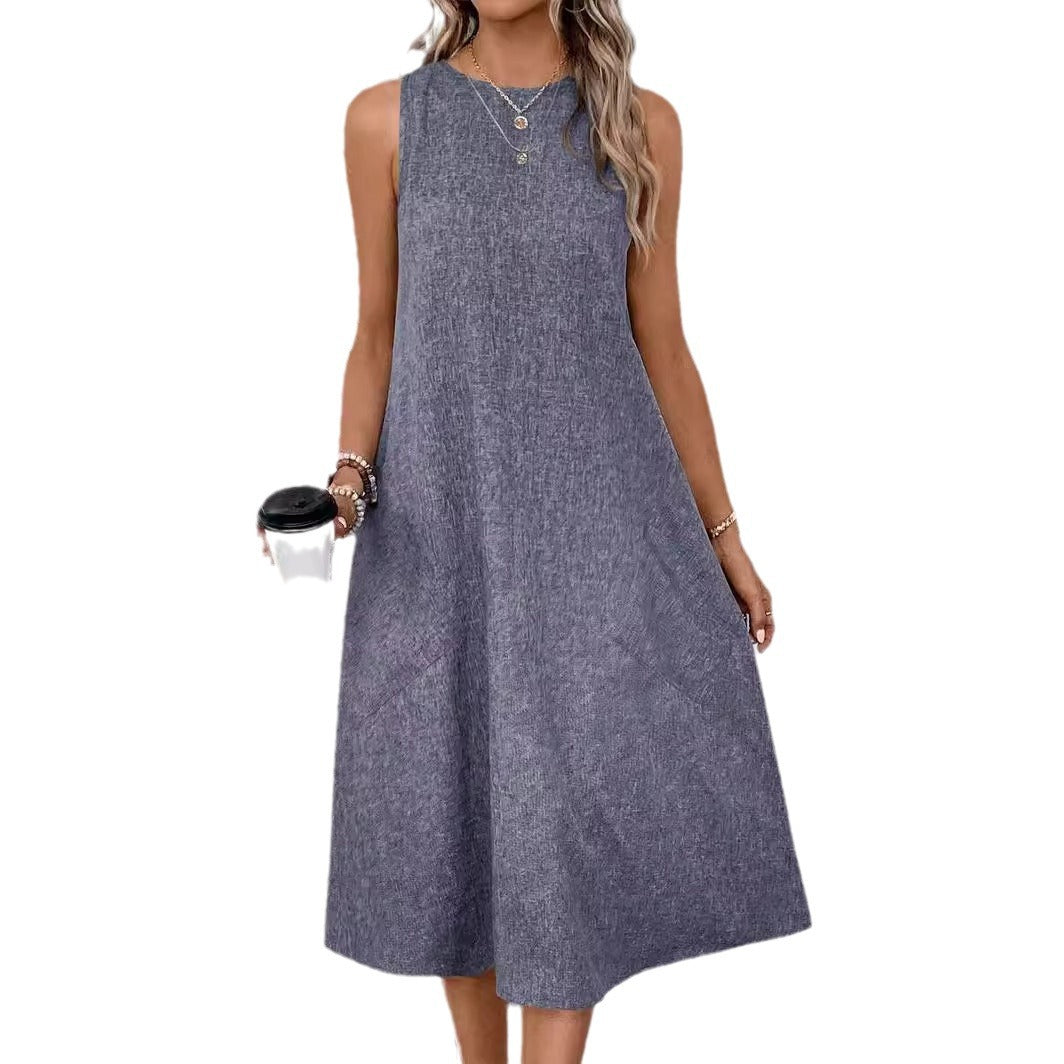 Women's Fashion Loose Comfortable Knitted Dress Dresses