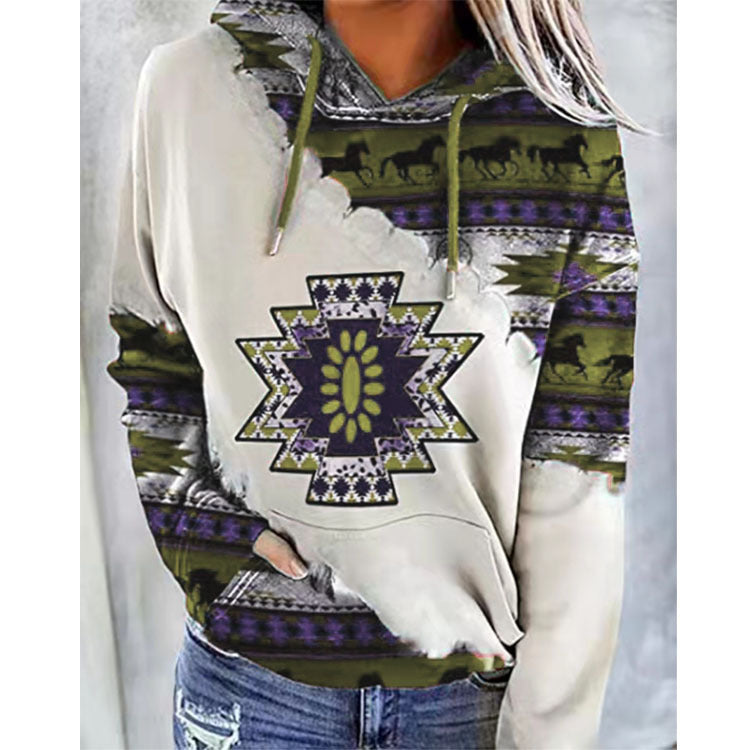 Popular Women's Creative Attractive Glamorous Print Sweaters