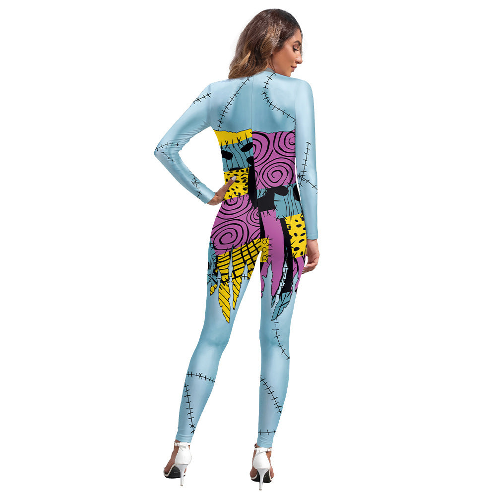 Women's Before Christmas Sally Role-playing Digital Printing Costumes