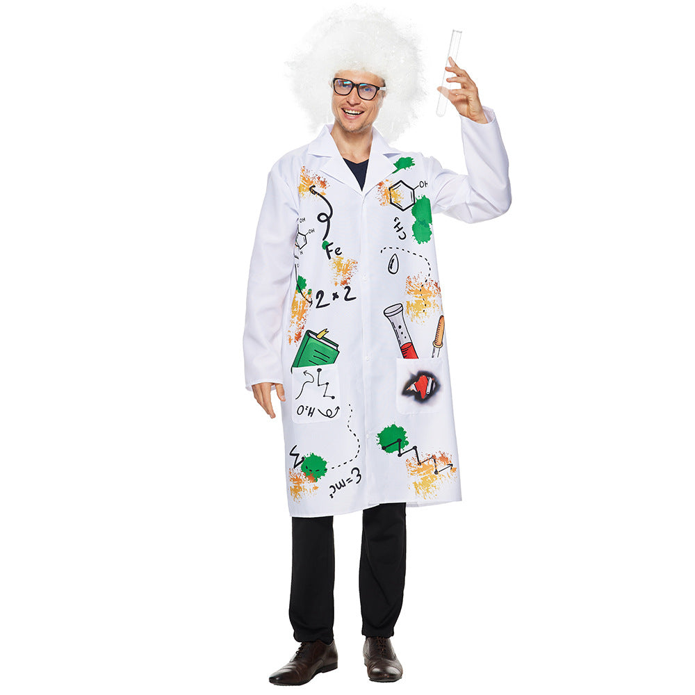 Costumes de scientifique fou du laboratoire amusant Frankenstein pour Halloween