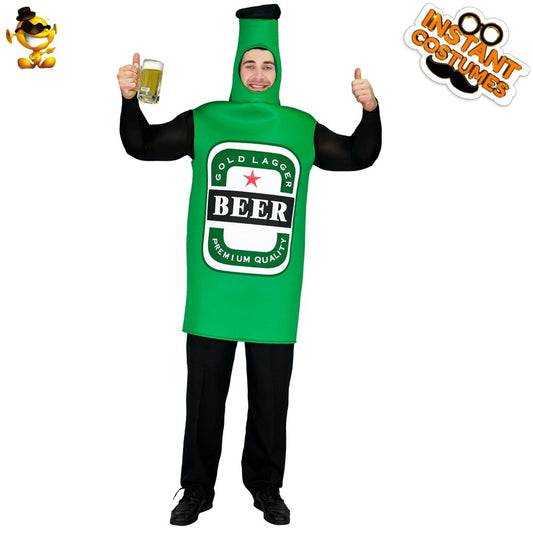 Men's Adult Beer Festival Party Funny Bottle Costumes