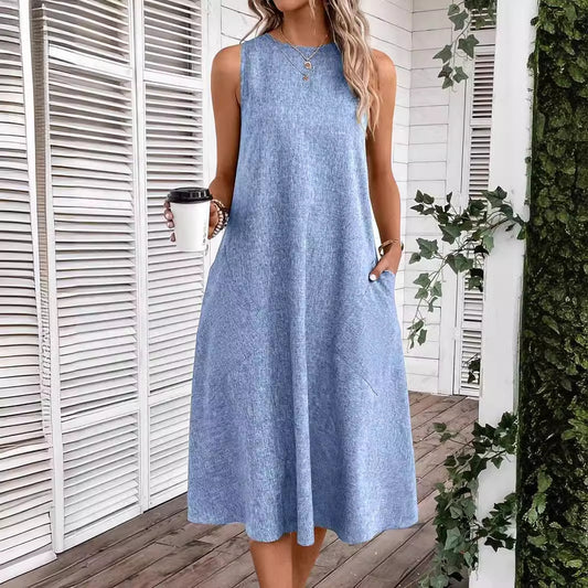 Women's Fashion Loose Comfortable Knitted Dress Dresses