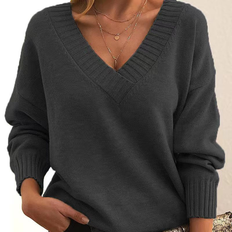 Women's Slouchy Creative Pullover Loose Casual Sweaters