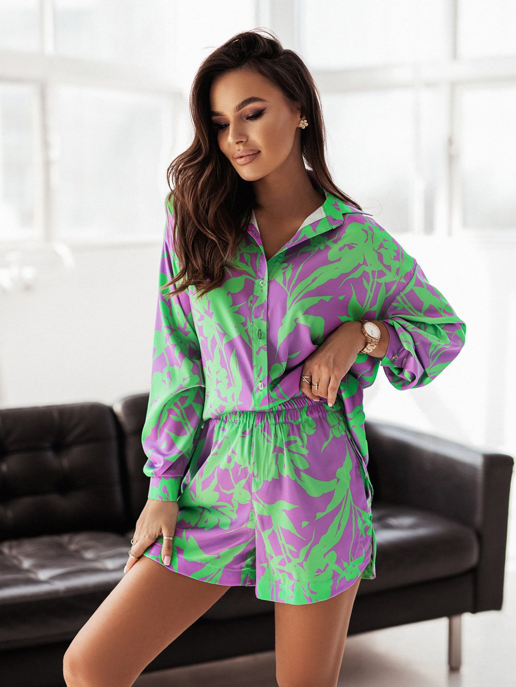 Women's Vacation Style Casual Shirt And Suits