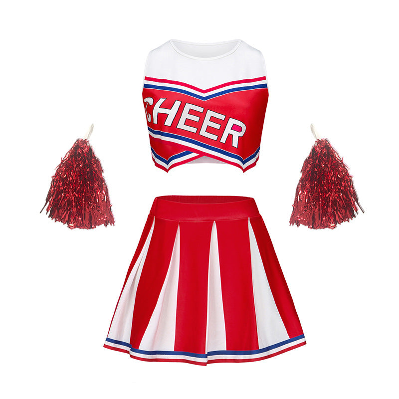 Tenues de performance pour femmes cheerleading Costumes de compétition pour réunions sportives