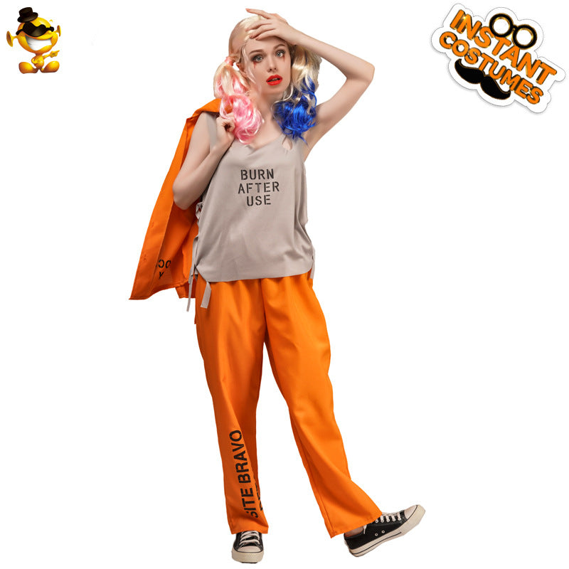 Costumes orange pour femmes, hommes et couples pour Halloween