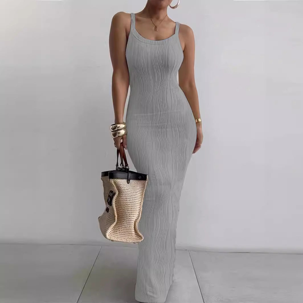 Women's Summer Tight Dress Sleeveless Elegant Dresses