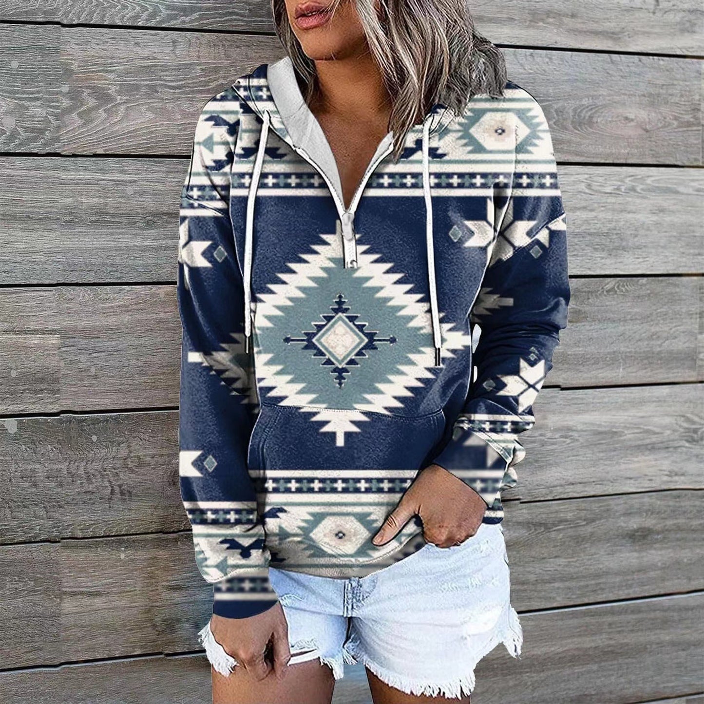 Cool Stylish Women's Glamorous Ethnic Hoodie Sweaters