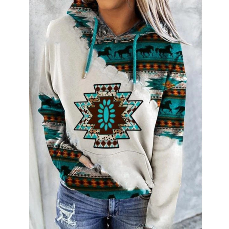 Popular Women's Creative Attractive Glamorous Print Sweaters