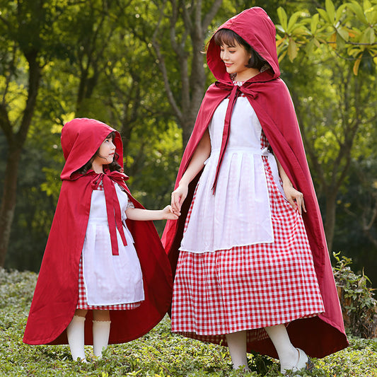 Costumes de spectacle d'Halloween de la Fée Petit Chaperon Rouge