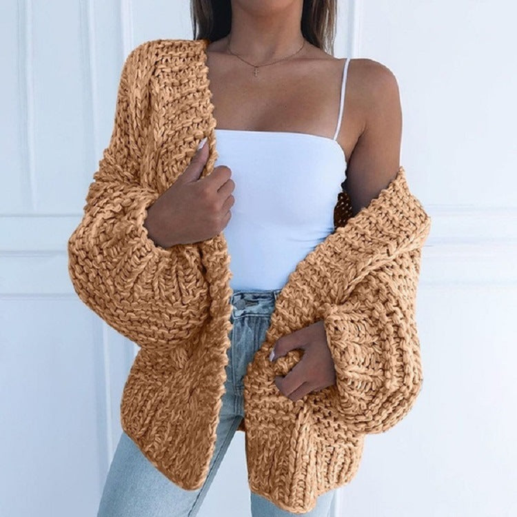 Slouchy Casual Women's Long Sleeve Loose Sweaters