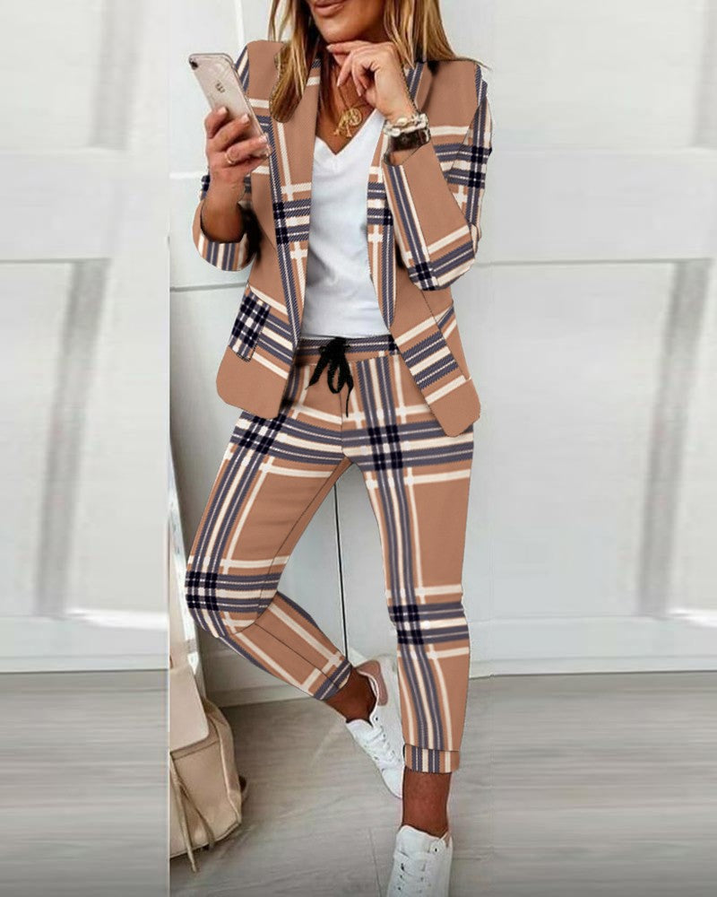 Unique Women's Casual Fashion Small Set Suits