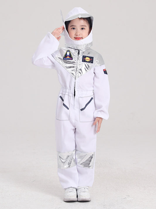 Costumes d'Halloween pour spectacle sur scène de maternelle pour enfants astronautes