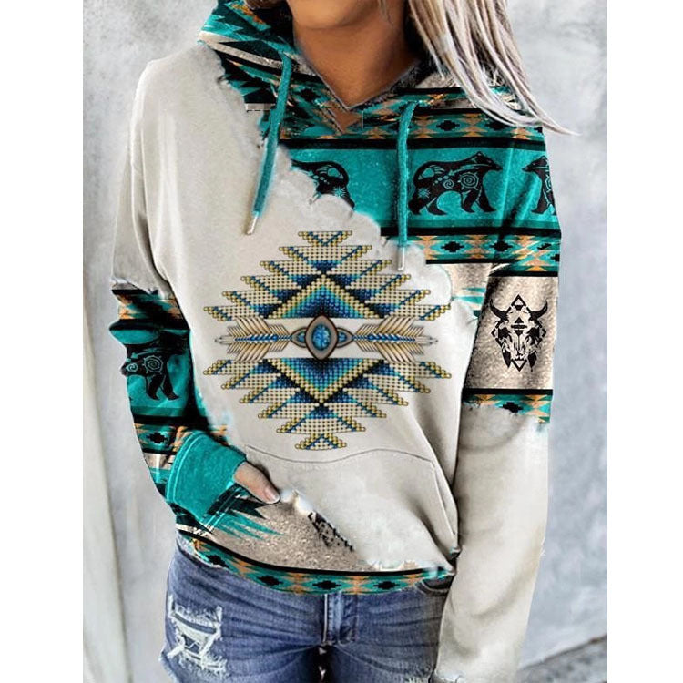 Popular Women's Creative Attractive Glamorous Print Sweaters