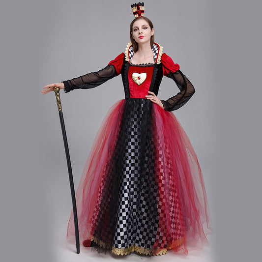 Costumes de Peach Heart pour le spectacle de la Reine Rouge d'Alice au Pays des Merveilles