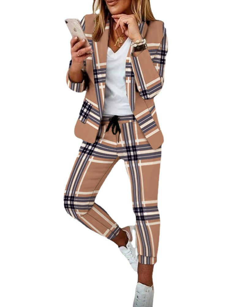 Unique Women's Casual Fashion Small Set Suits