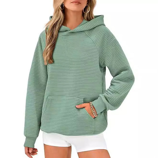 Women's Casual Hooded Fashion Sweatshirt Long Sleeve Sweaters