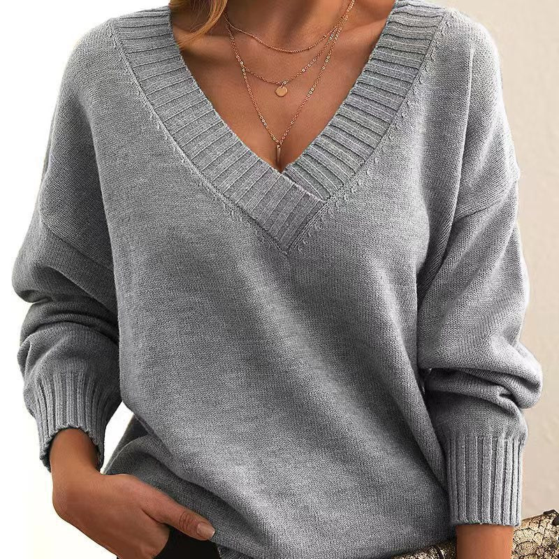 Women's Slouchy Creative Pullover Loose Casual Sweaters