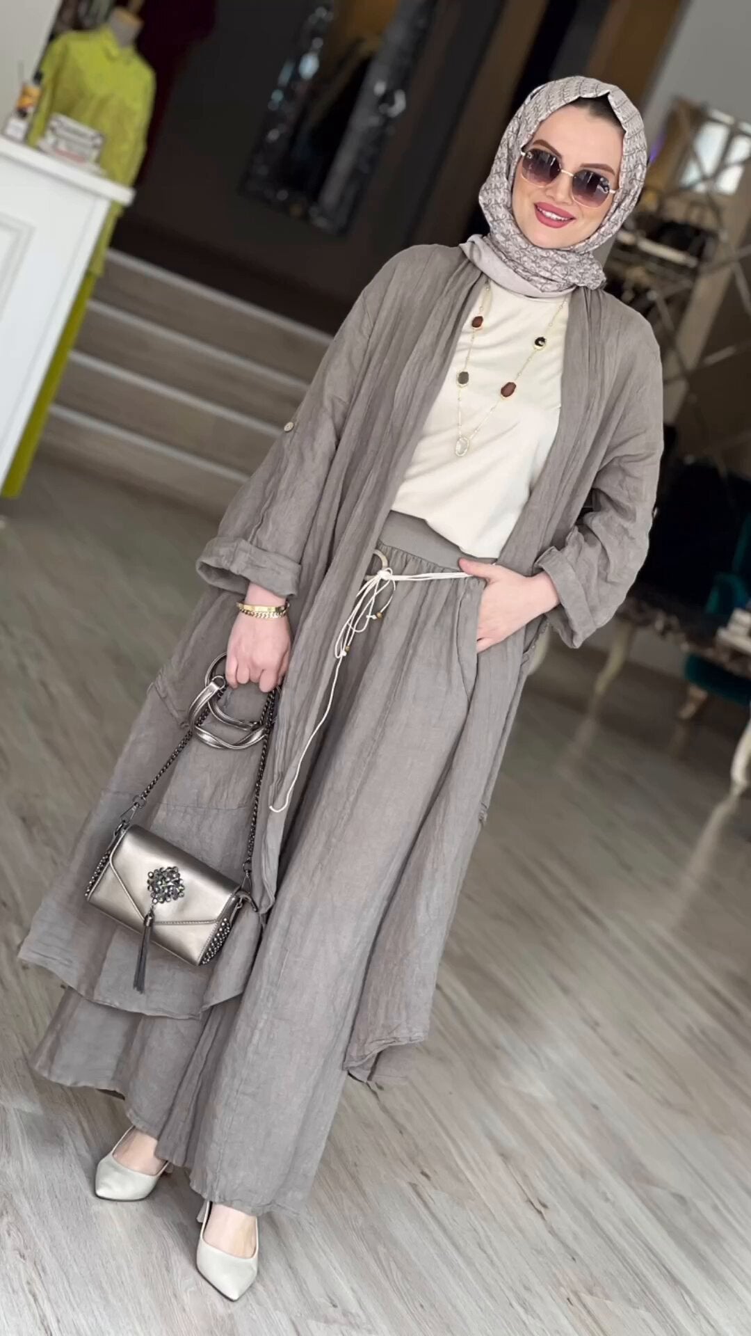 Women's Loose Long Casual Wide Leg Two-piece Suits