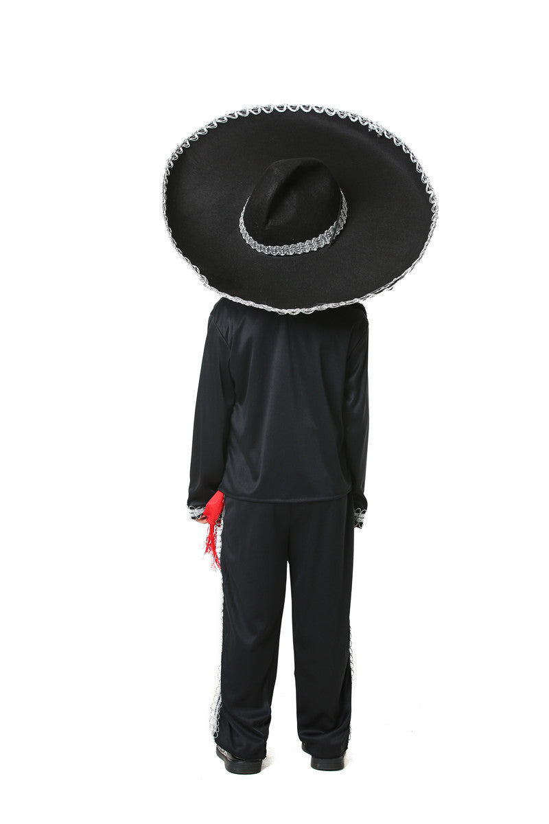 Costumes nationaux traditionnels mexicains pour enfants et adultes et maquillage