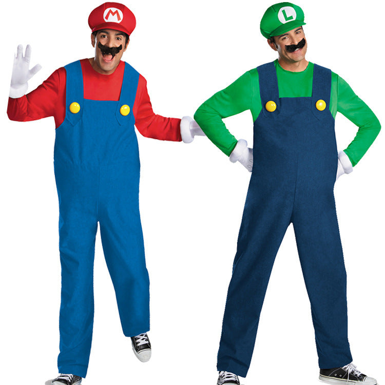 Costumes de Mario Mary pour jeux de rôle parents-enfants pour Halloween