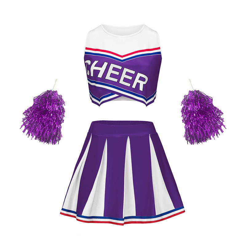 Tenues de performance pour femmes cheerleading Costumes de compétition pour réunions sportives