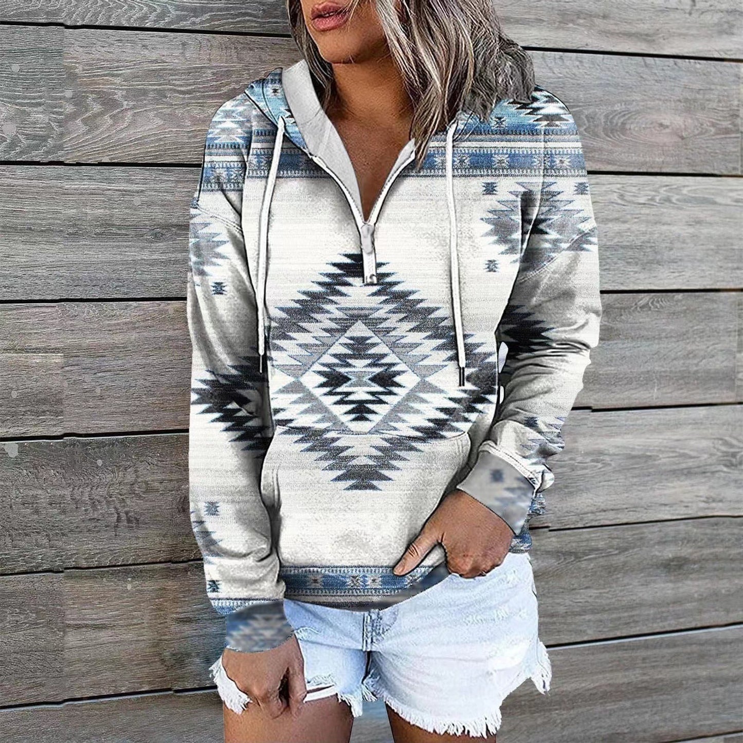 Cool Stylish Women's Glamorous Ethnic Hoodie Sweaters