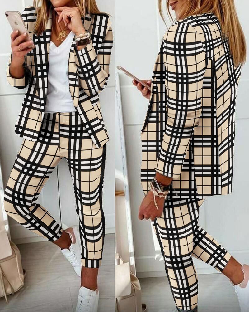 Unique Women's Casual Fashion Small Set Suits