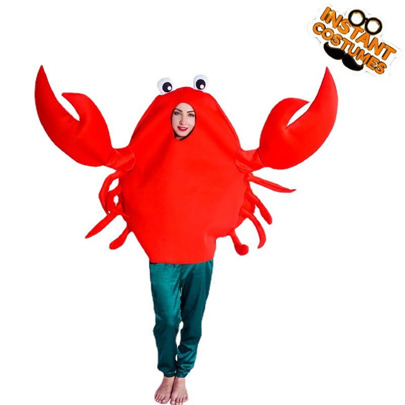 Costumes d'animaux mignons et amusants pour couple de crabes