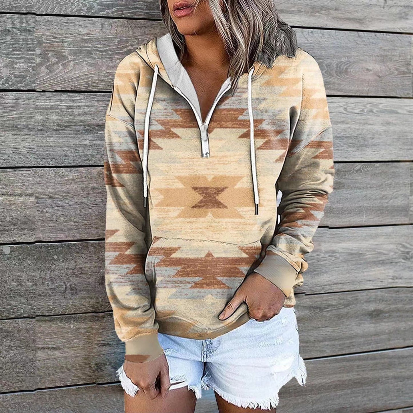 Cool Stylish Women's Glamorous Ethnic Hoodie Sweaters