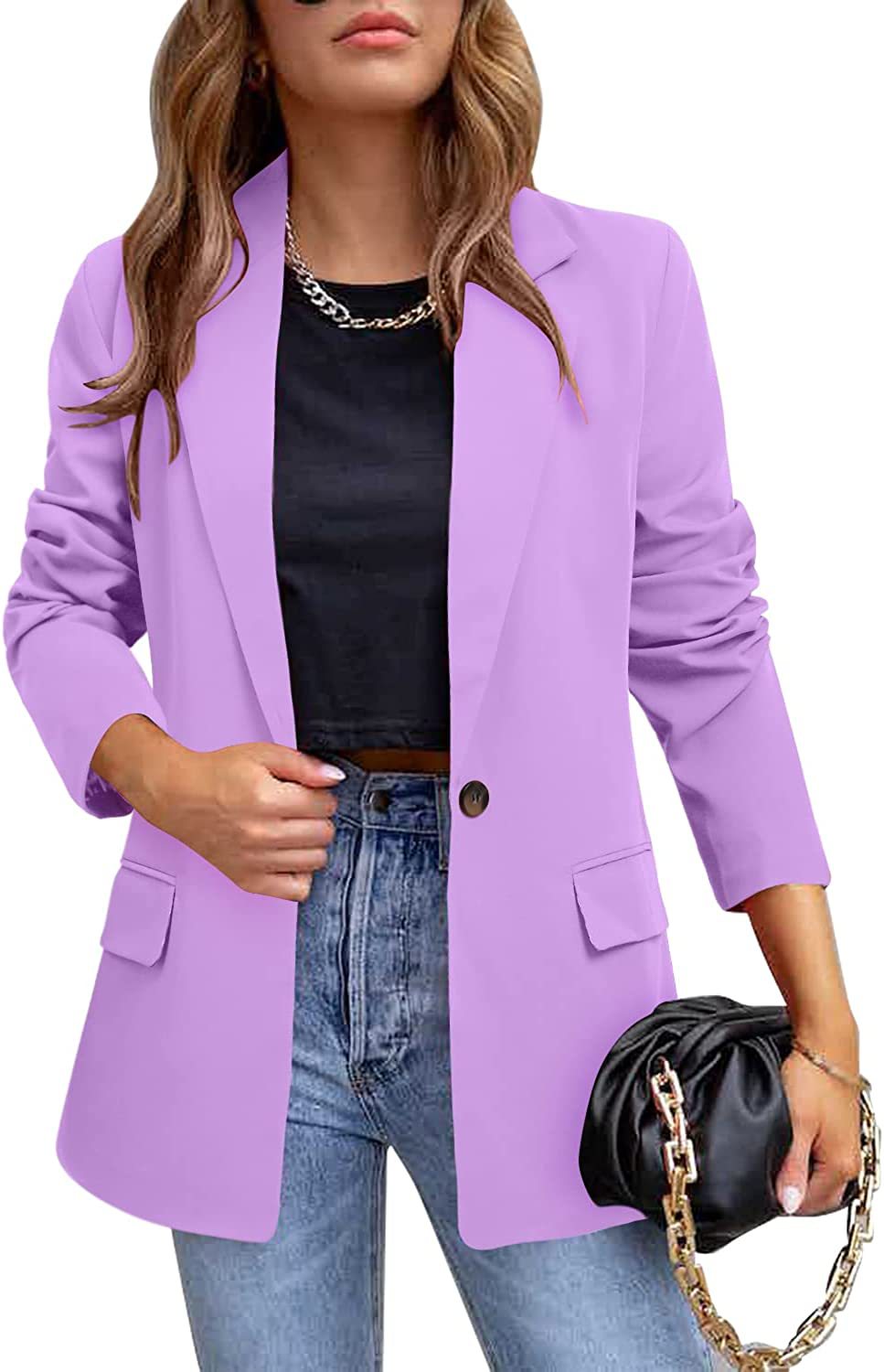 Blazers coupe slim polyvalents pour femmes