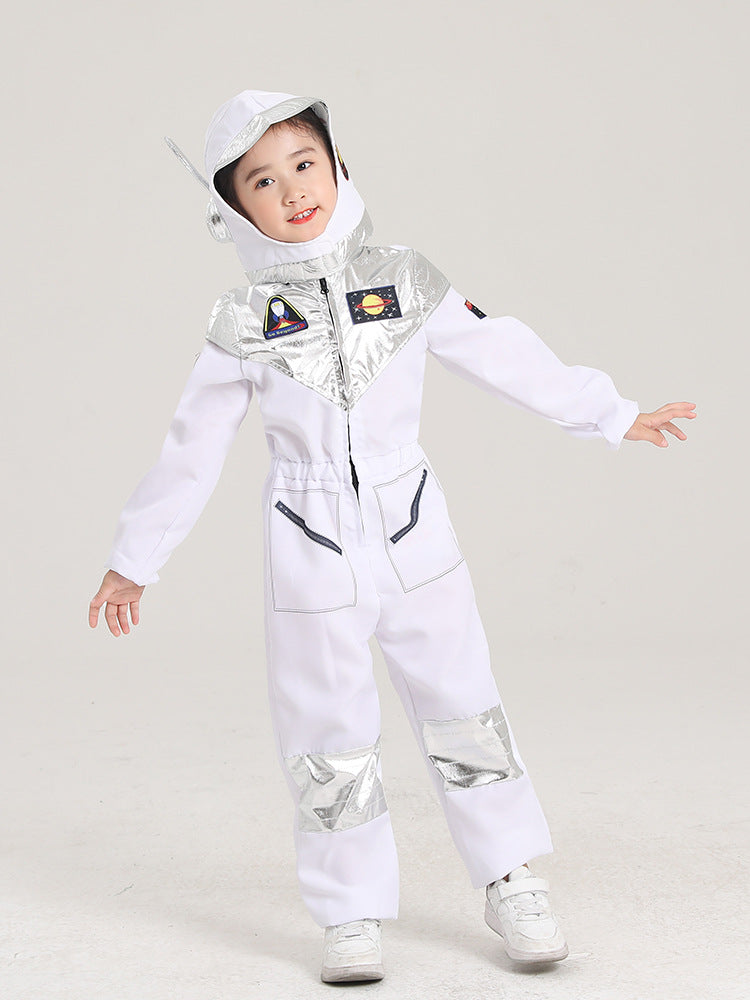 Costumes d'Halloween pour spectacle sur scène de maternelle pour enfants astronautes