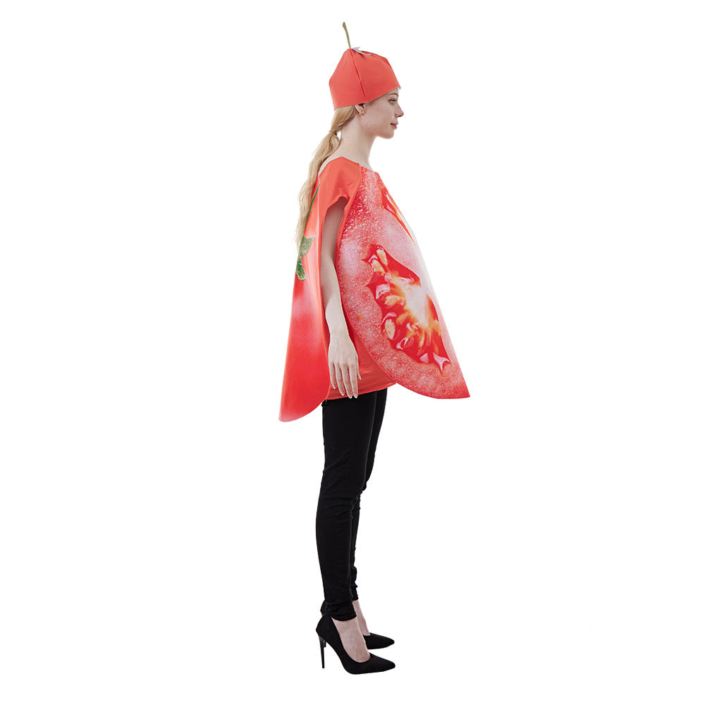 Fruit Slice Clothes Adult Vegetable Tomato Costumes