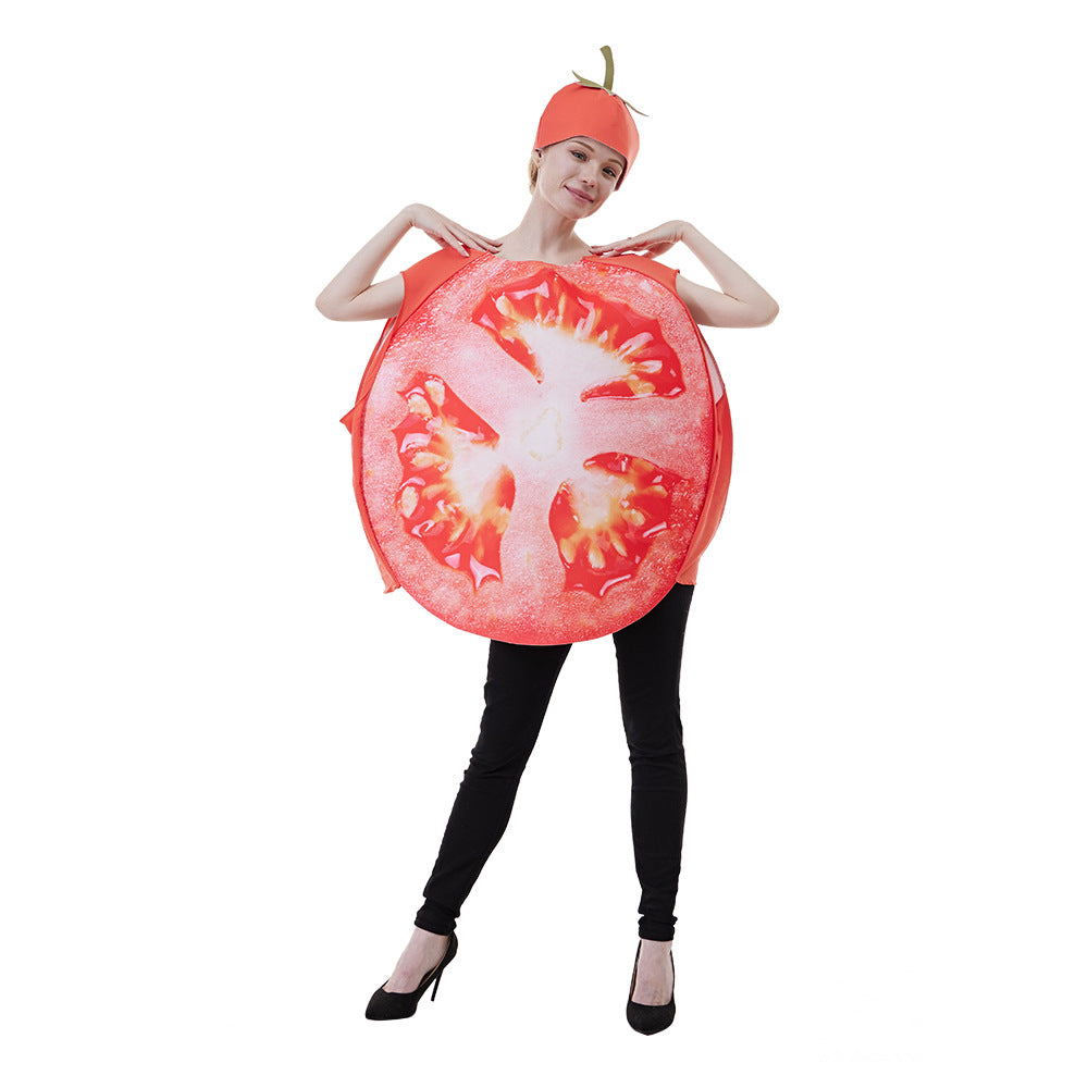 Fruit Slice Clothes Adult Vegetable Tomato Costumes