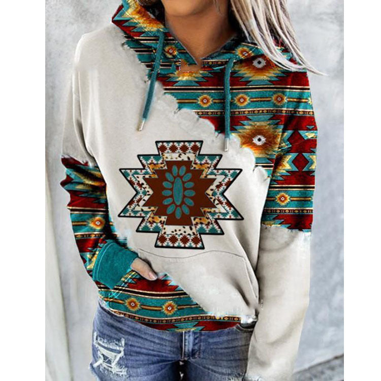 Popular Women's Creative Attractive Glamorous Print Sweaters