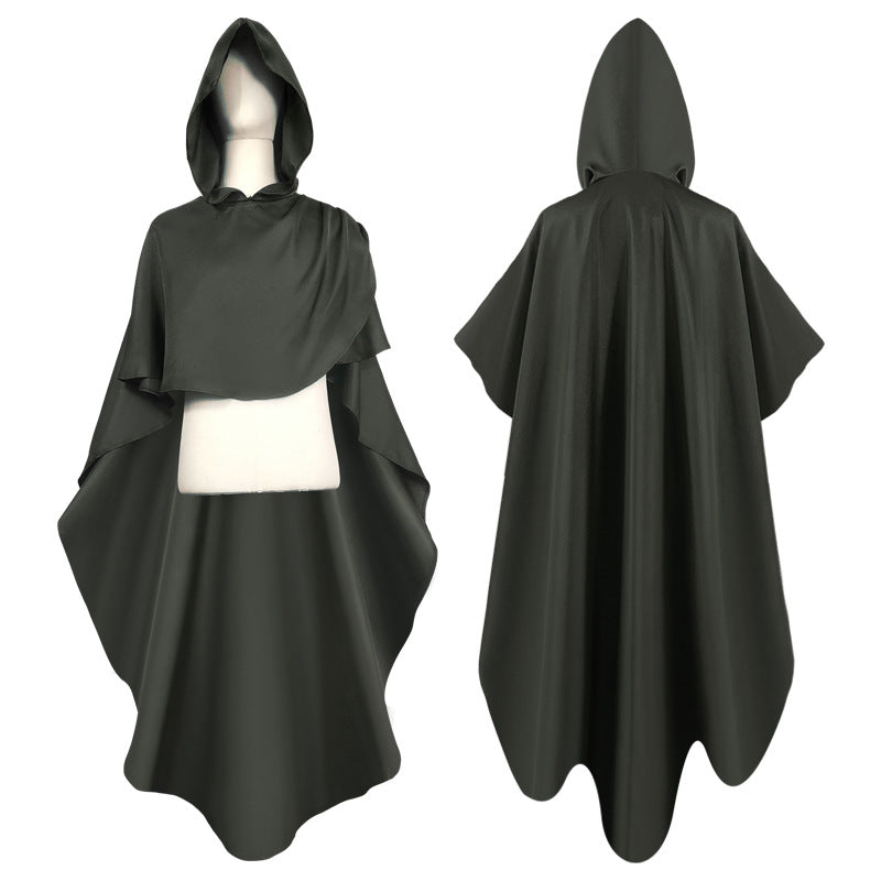 Cape de chevalier médiéval pour Halloween - Costumes longs pour fête