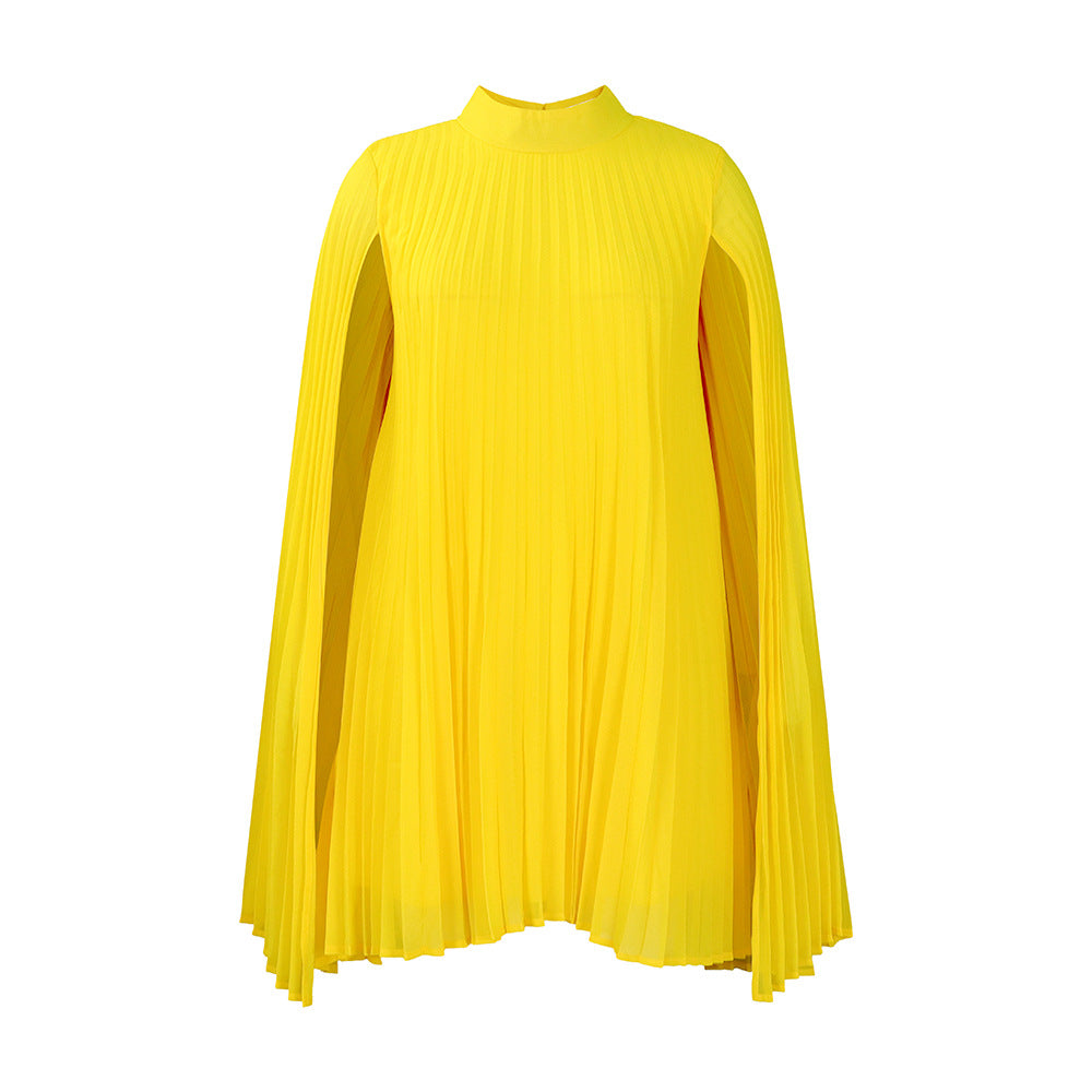 Women's And Fashionable Chiffon Pullover Cloak Batwing Dresses