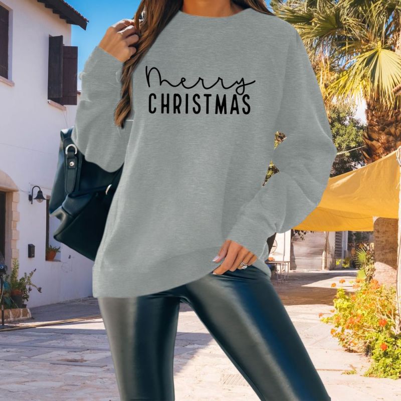 Women's Round Neck Long-sleeved Halloween Christmas Festival Sweaters