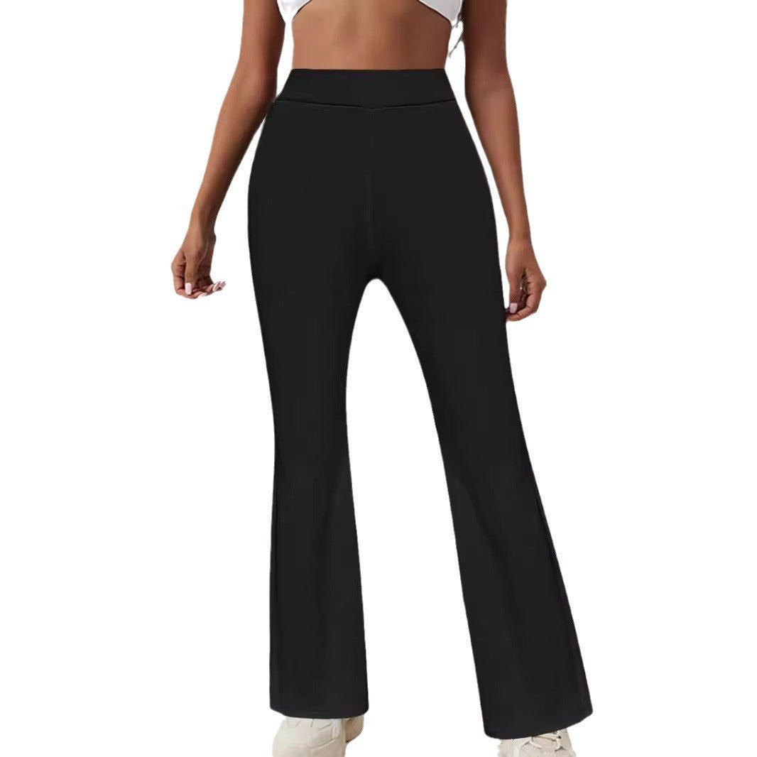 Pantalon décontracté simple et tendance pour femme, coupe slim, côtelé, couleur unie