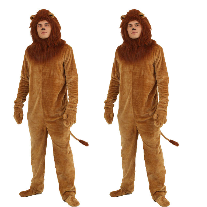 Cartoon Cute Lion Animal Party Performance Costumes