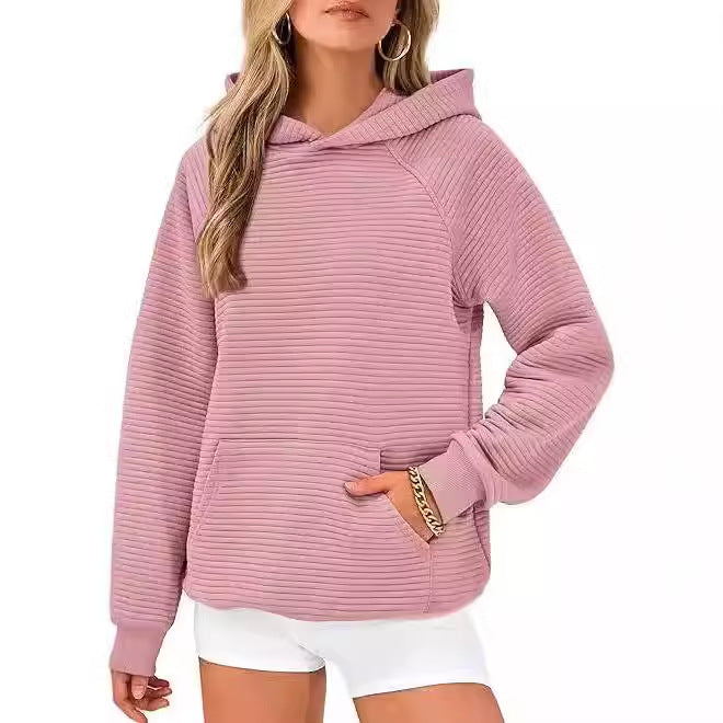 Women's Casual Hooded Fashion Sweatshirt Long Sleeve Sweaters